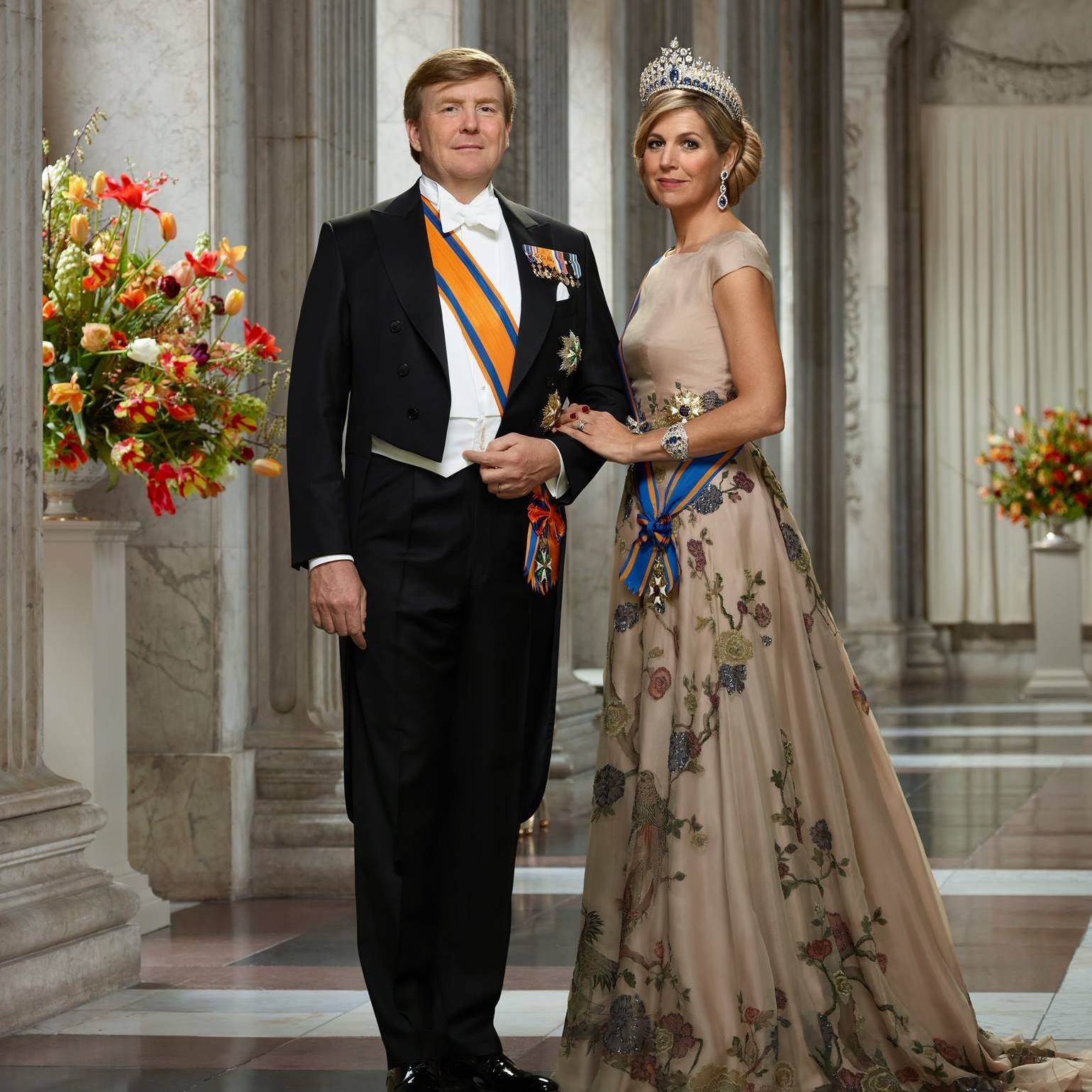 荷蘭國王威廉-亞歷山大（Prins Willem-Alexander）與王后麥克西瑪（Queen Máxima）。圖片來源：facebook