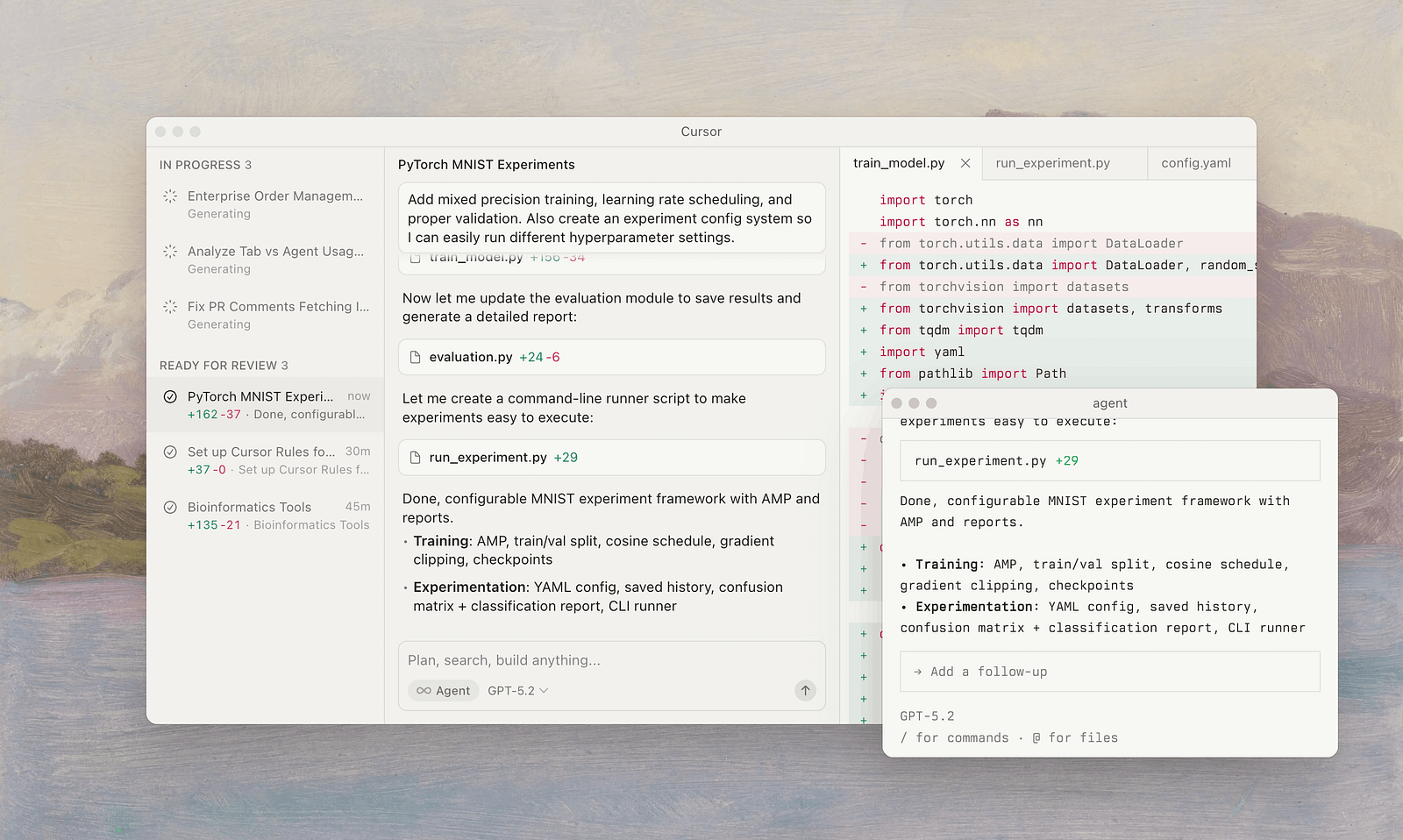 Cursor ui