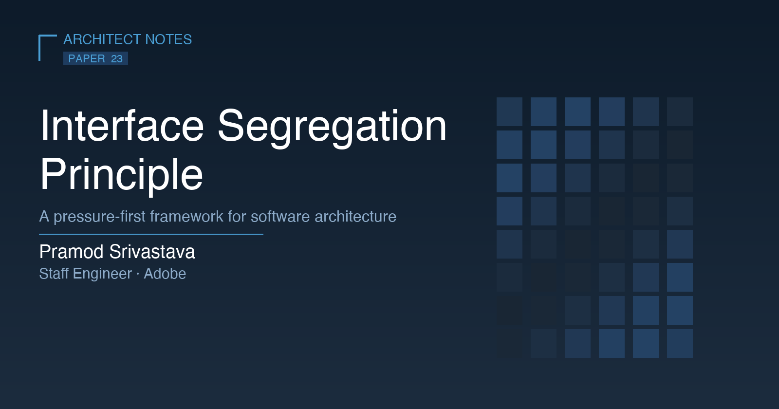 Interface Segregation Principle