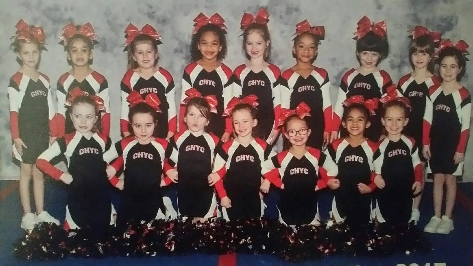 Cherry Hill Youth Cheerleading Dynamites take home first place at