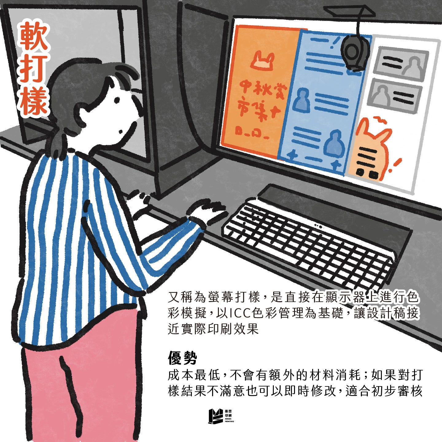 預防勝於治療的最佳典範－印刷常見三種打樣方式 軟打樣
