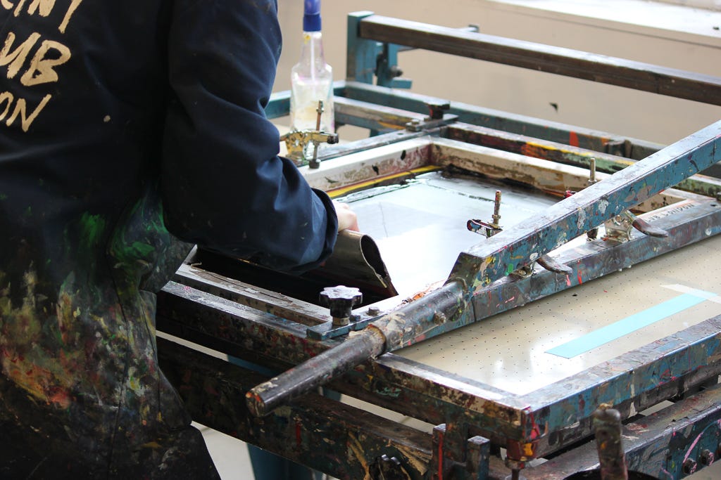 A beginner’s guide to screen printing, by a complete beginner.