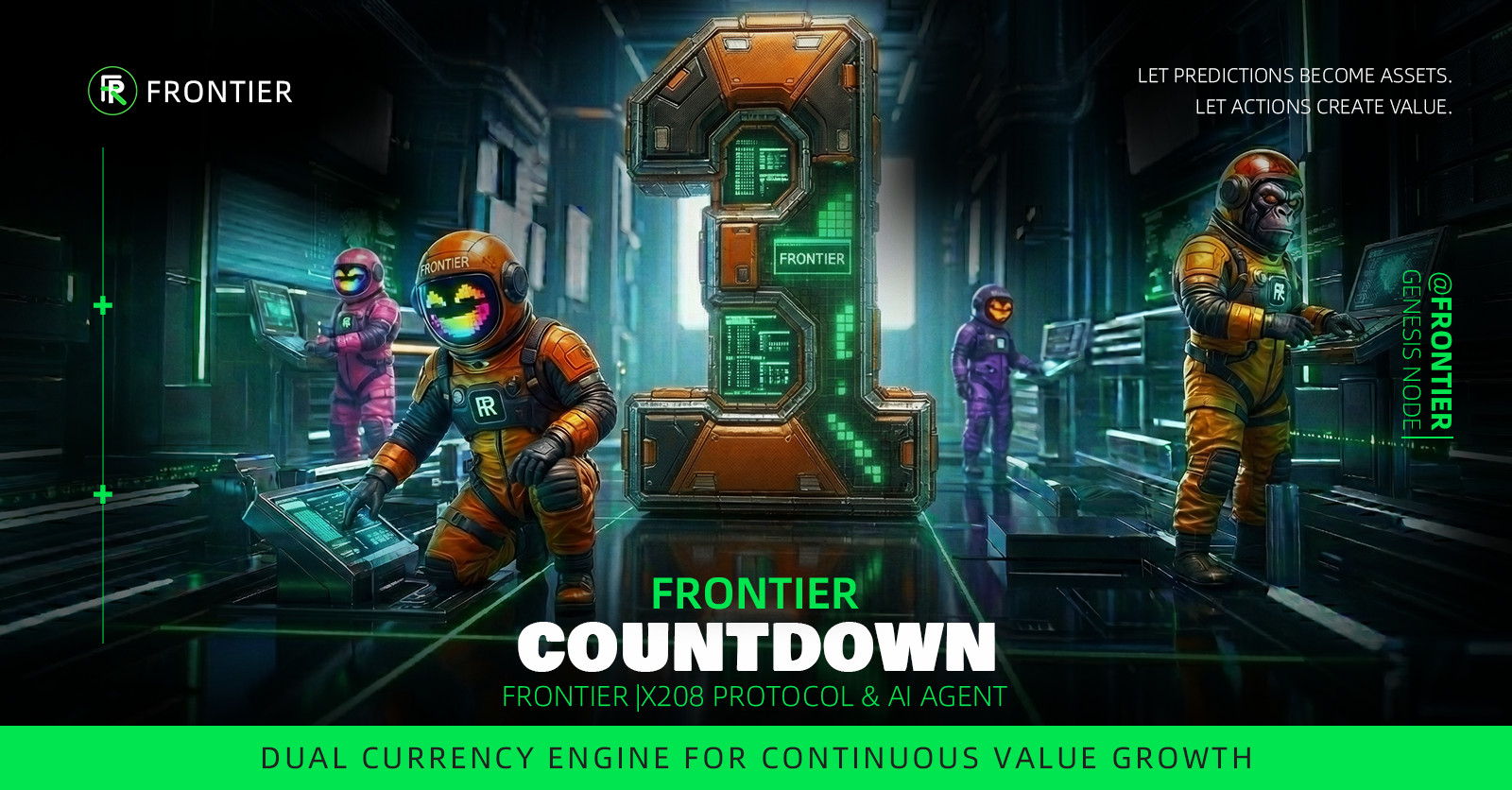  FRONTIER Genesis NFT Nodes · Final Countdown