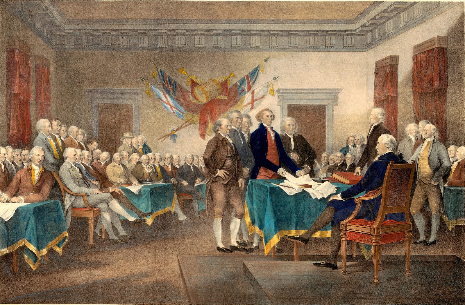 OTD In History August 2 1776 Second Continental Congress Delegates 