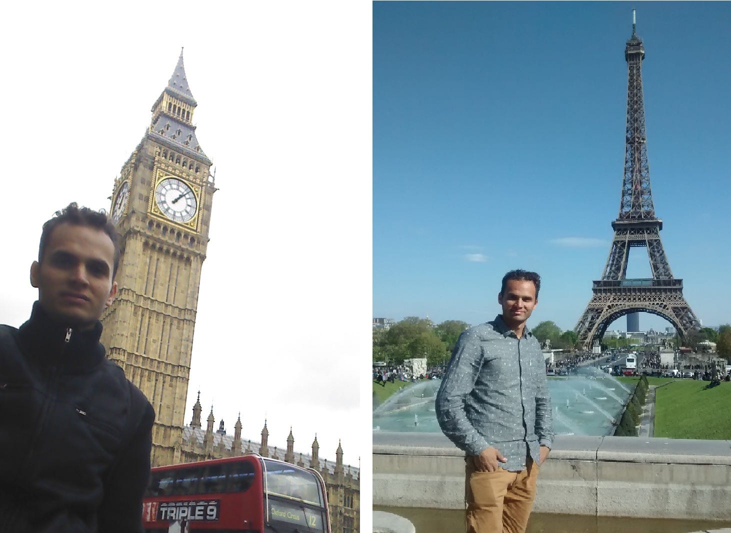Fotos de Augusto Sitio em Londres e Paris em 2016