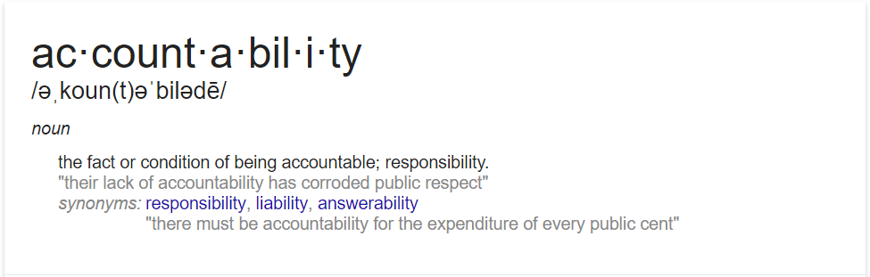 The Unanswerable History of Accountability Circa Navigate