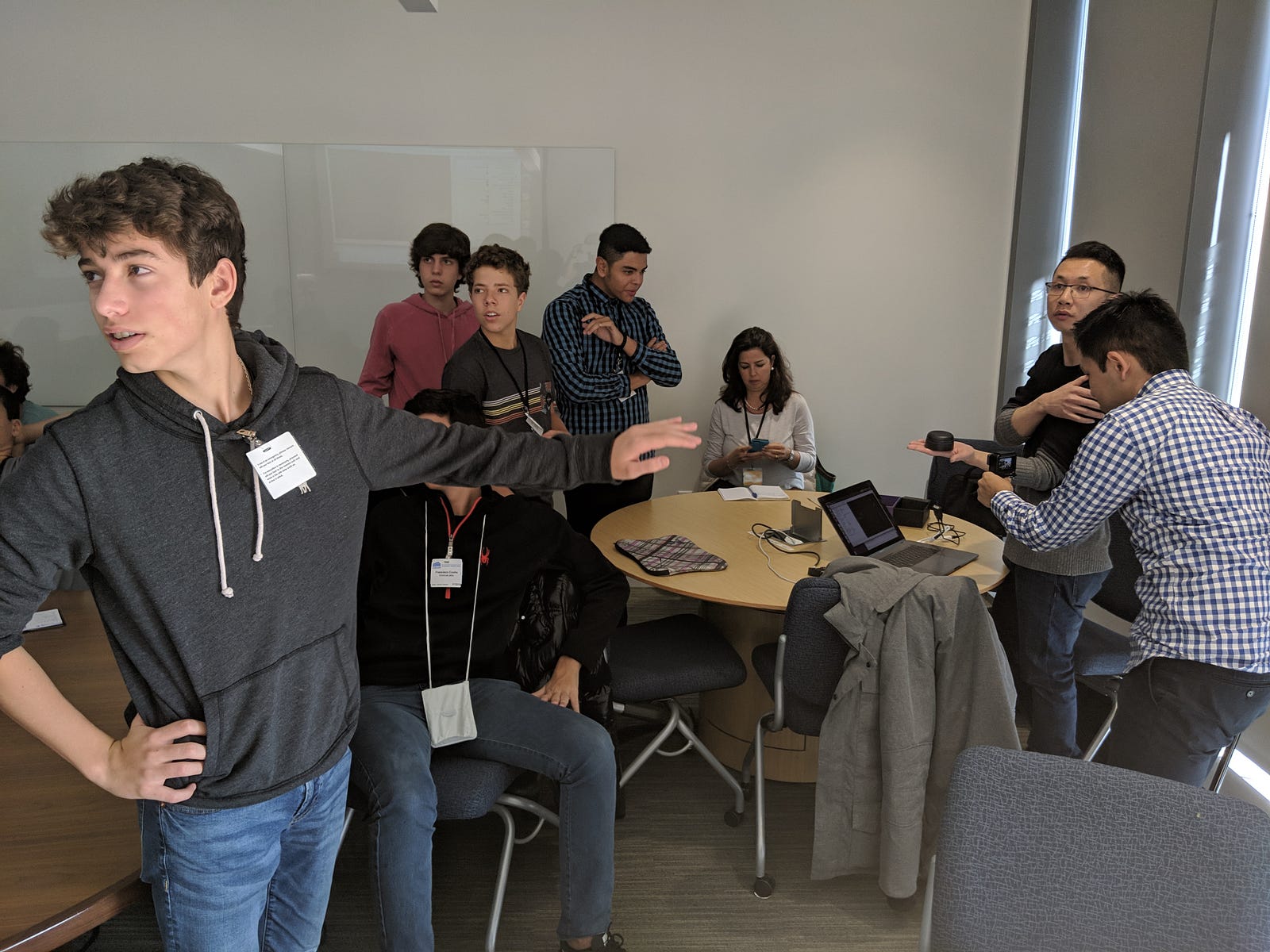 Students learning how Autonomous cars see the world