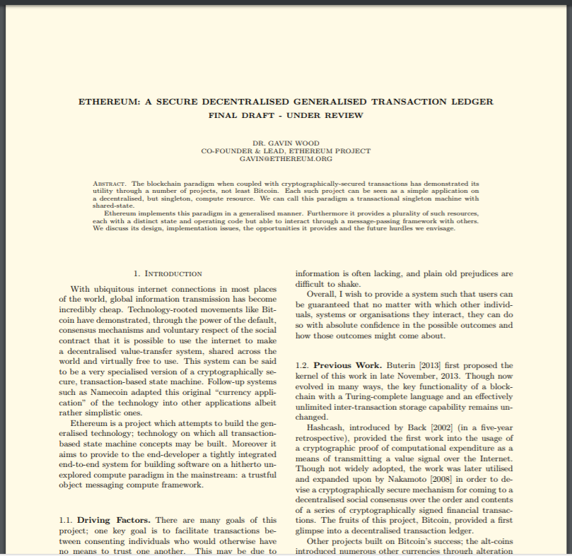 Differences Between a White Paper, Yellow Paper, and Beige Paper