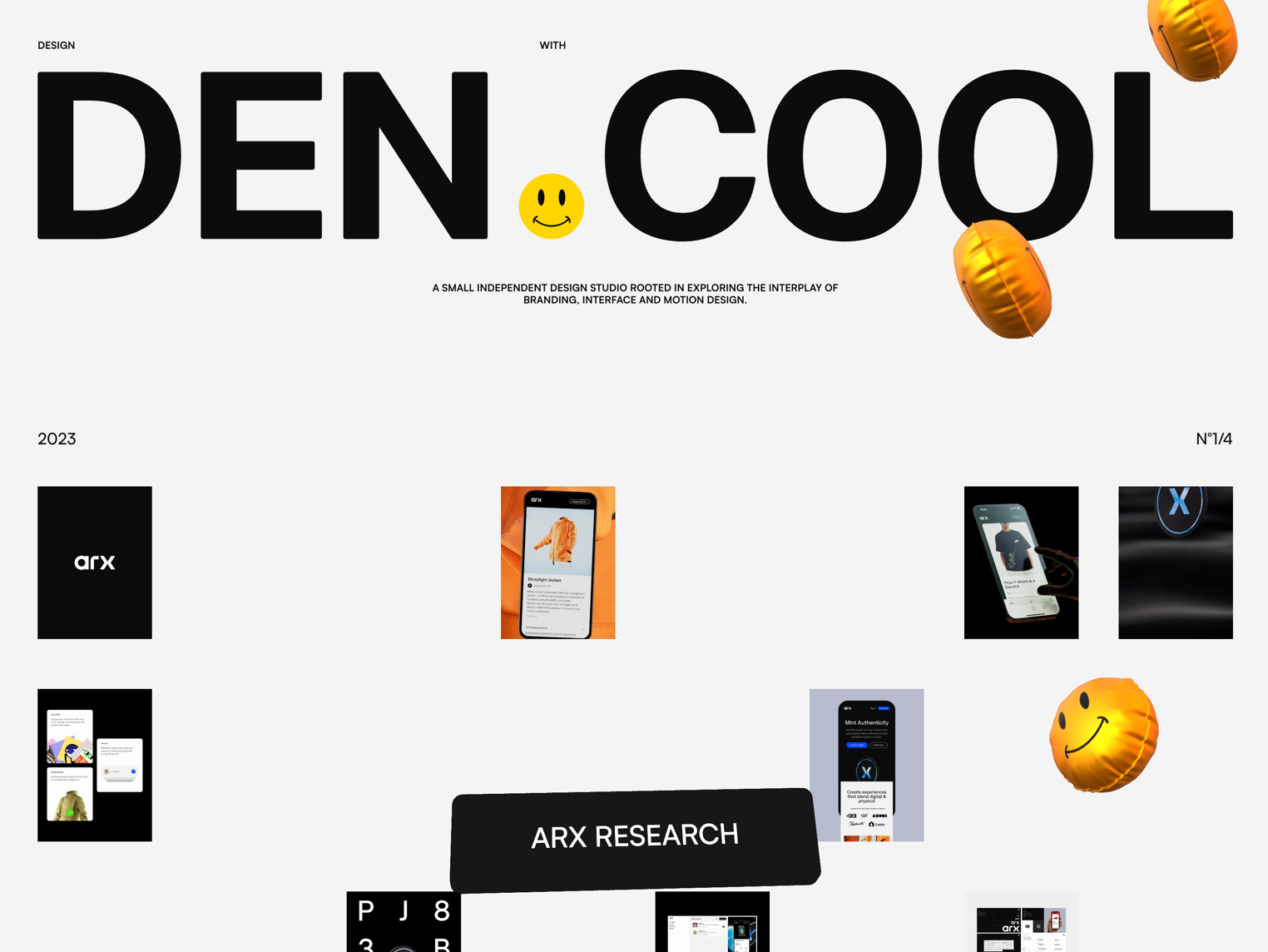  Den.Cool — Independent design studio — Branding, Interface, Motion