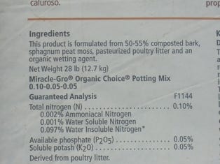 What You May Find in a Bag of ‘Organic Choice’ Garden Soil From Miracle-Gro