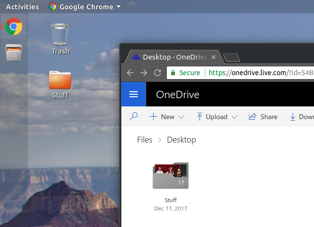 onedrive download linux