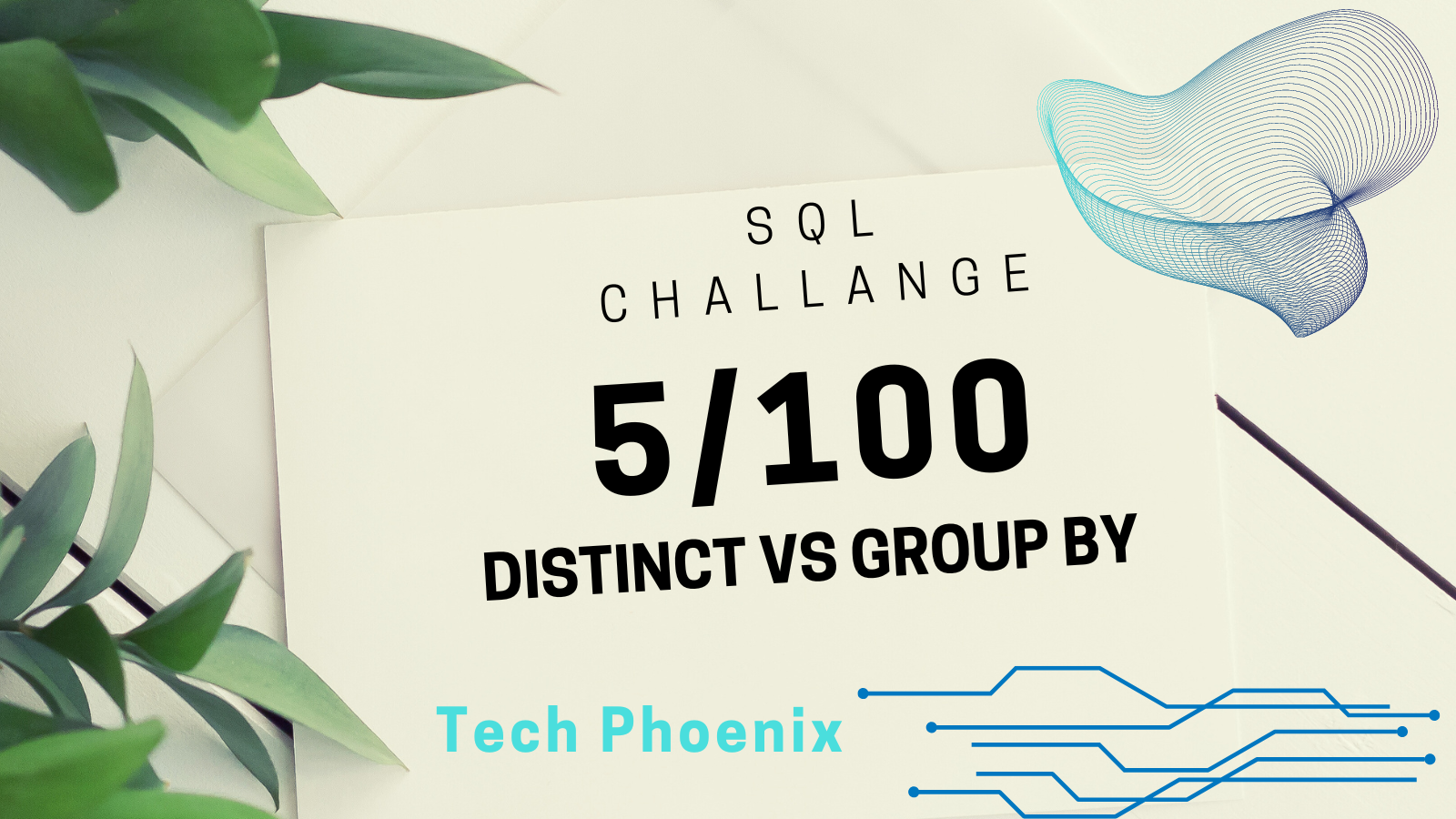 SQL Challange | SQL Interview Questions | DISTINCT vs GROUP BY| 5/100| Shekar Samurai