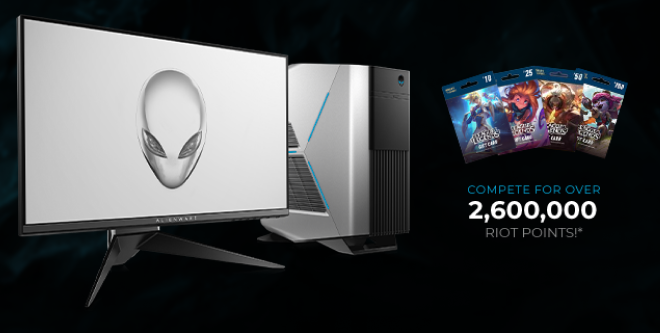 Play Lol And Earn Rp In The Alienware Showdown Overwolf Blog Medium - 2 6m riot points alienware gaming rigs are being given away