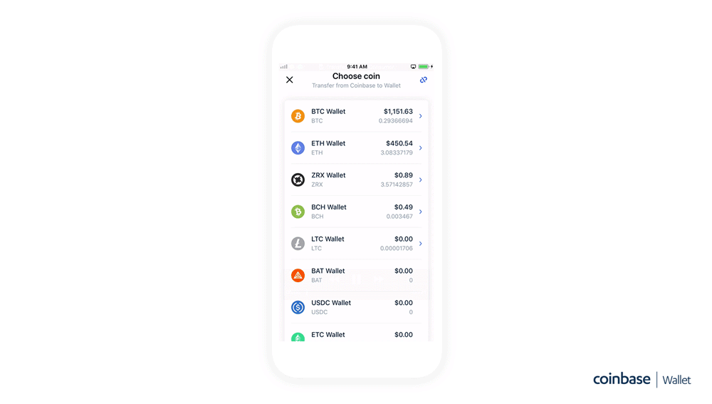 Easily Transfer Crypto From Coinbase Com To Your Coinbase Wallet - once your account is linked you can transfer funds at any time from the settings menu