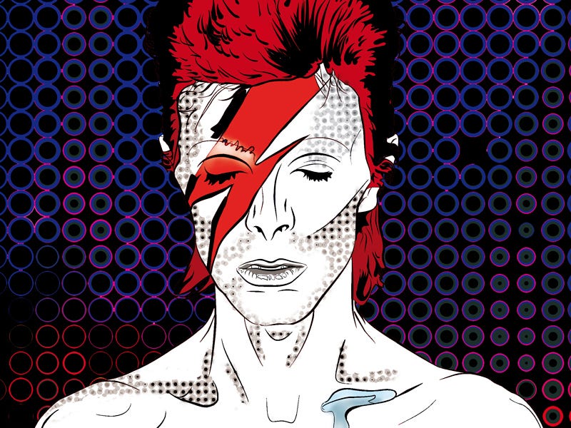 Designers Pay Tribute to the Late David Bowie – Muzli - Design Inspiration