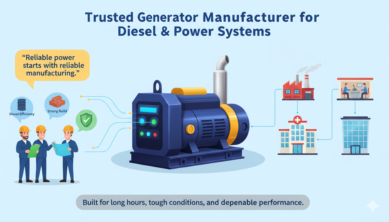 Trusted Generators Manufacturer for Diesel and Power Systems Trusted Generators Manufacturer for Diesel and Power Systems