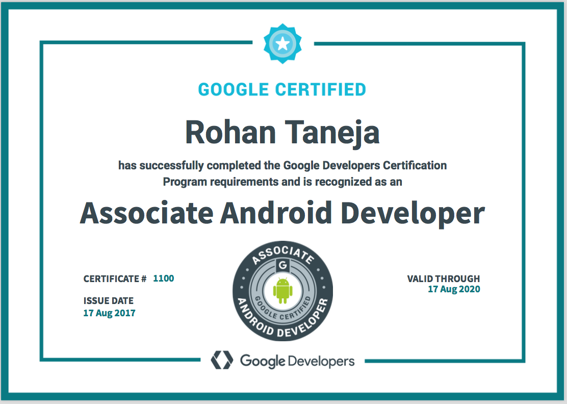 Google Certified Associate Android Developer: Tips, FAQs & My Journey