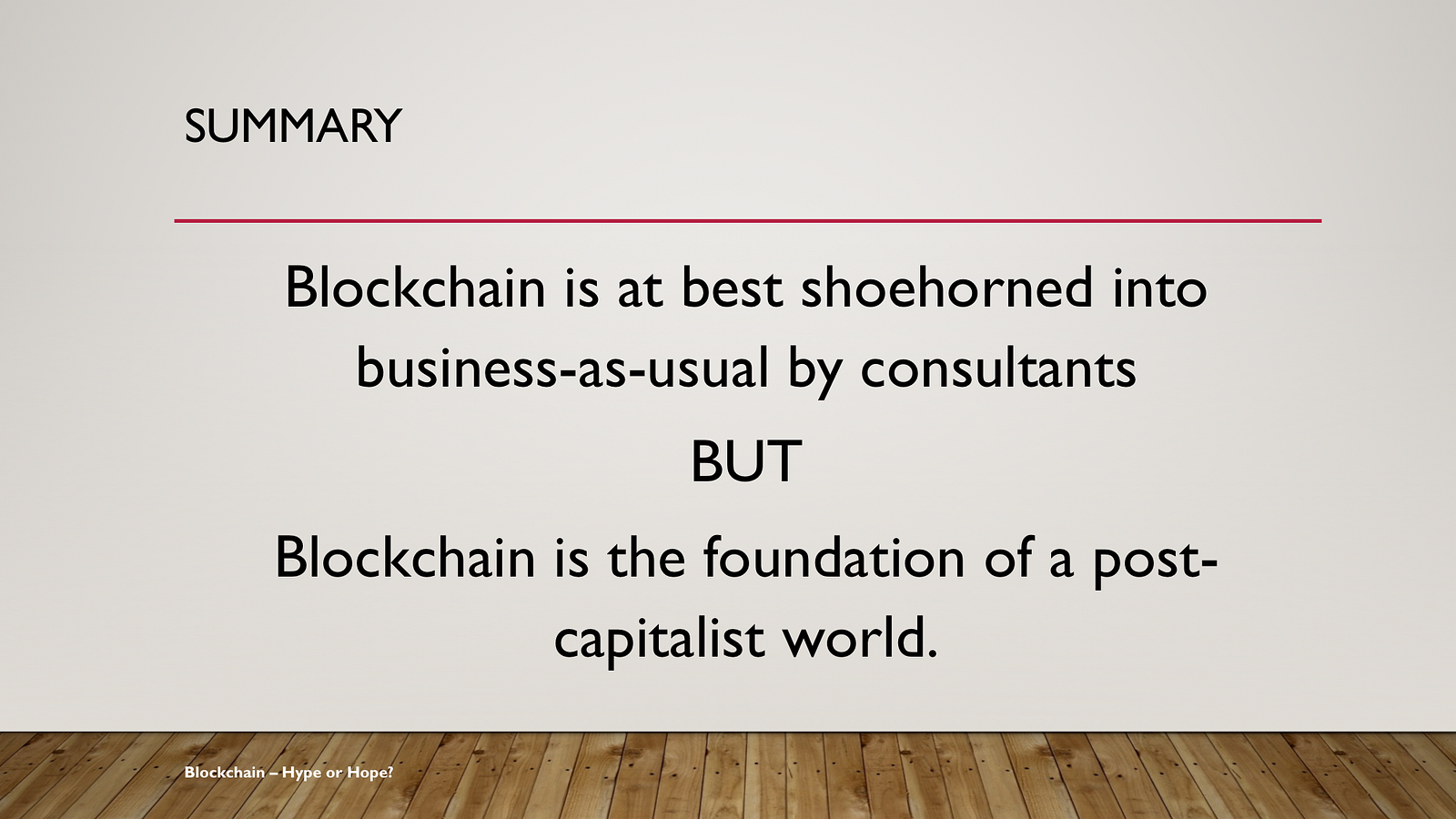 Blockchain: Hype Or Hope? – @michaelhaupt — Strategic Foresight ...