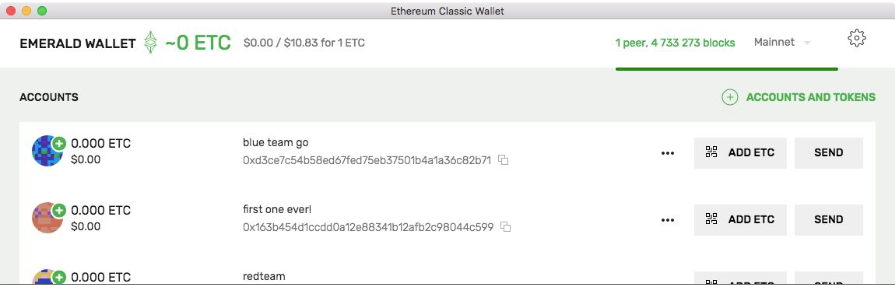 Emerald 1.0 Ethereum Classic Wallet Released