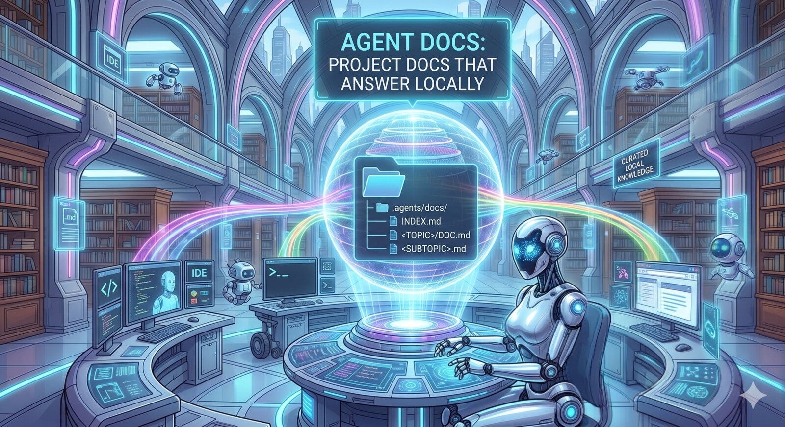 Agent Docs: Answer Locally Before the Web — A Shared Reference for Every Coding Agent