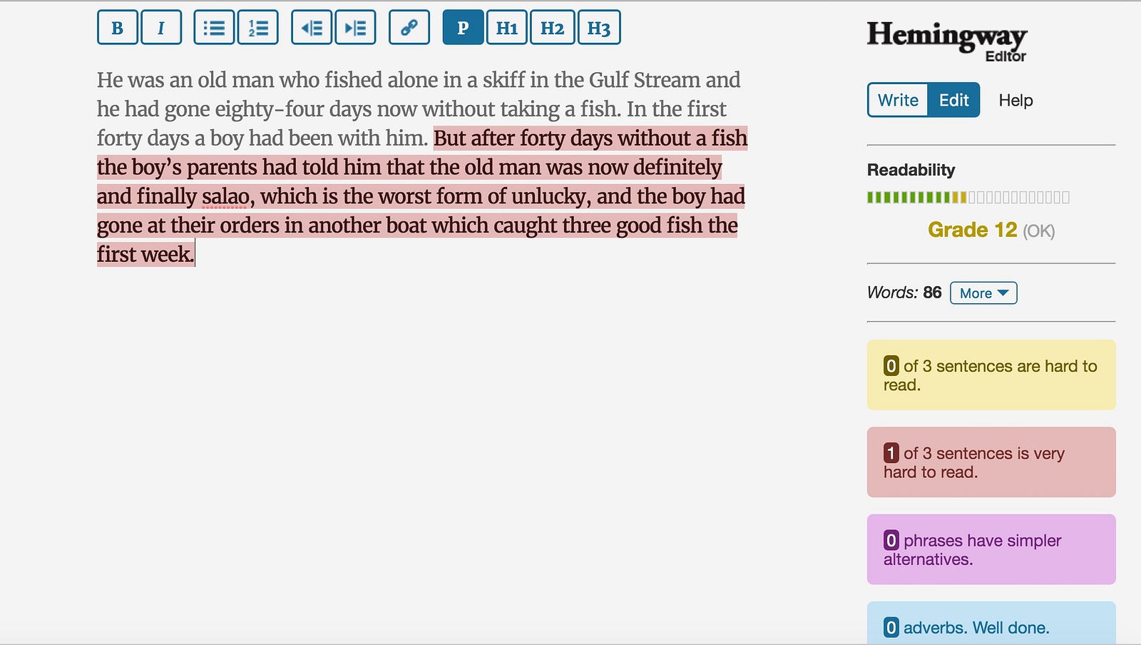 how to fix hard to read text grammarly