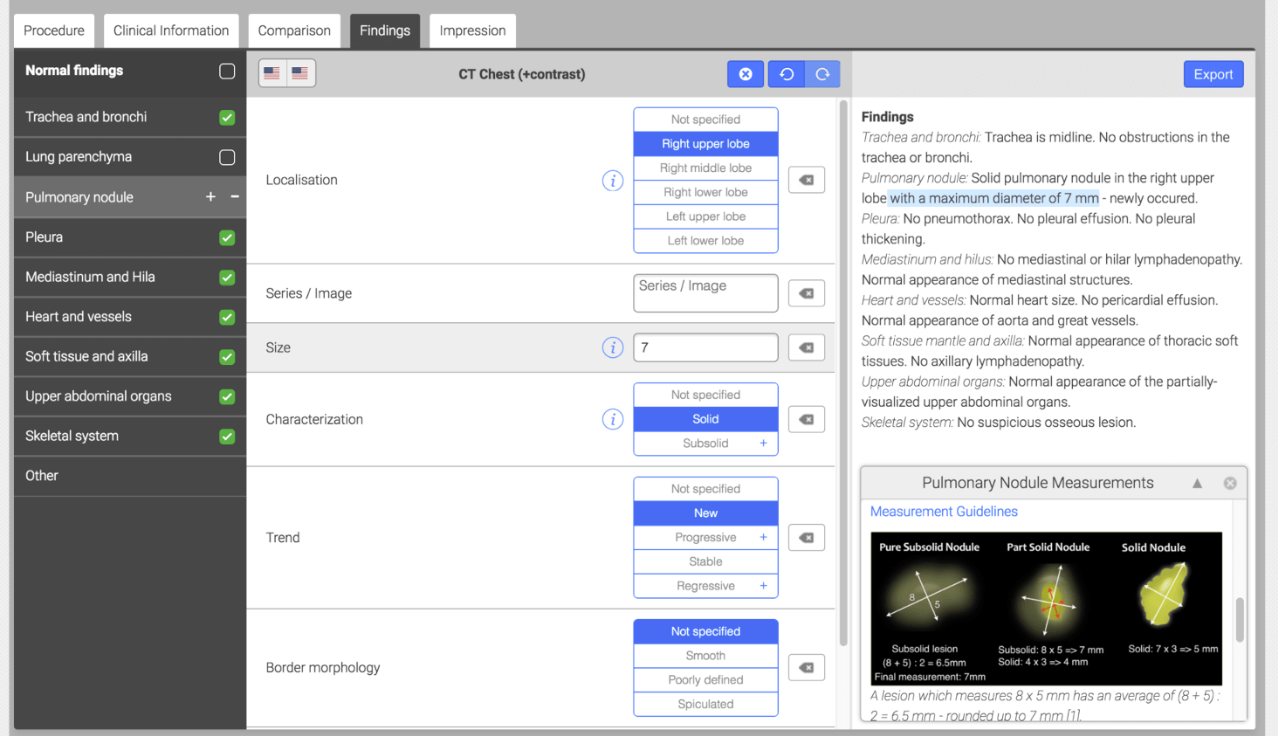 Synoptic Reporting Makes Better Radiologists And Algorithms 5573