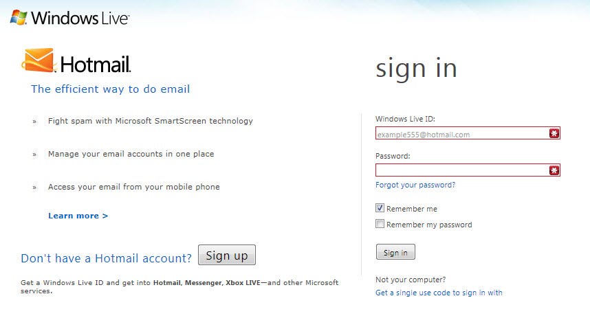 Windows Live Messenger Email Sign In - aplicacion encuentros sexuales.