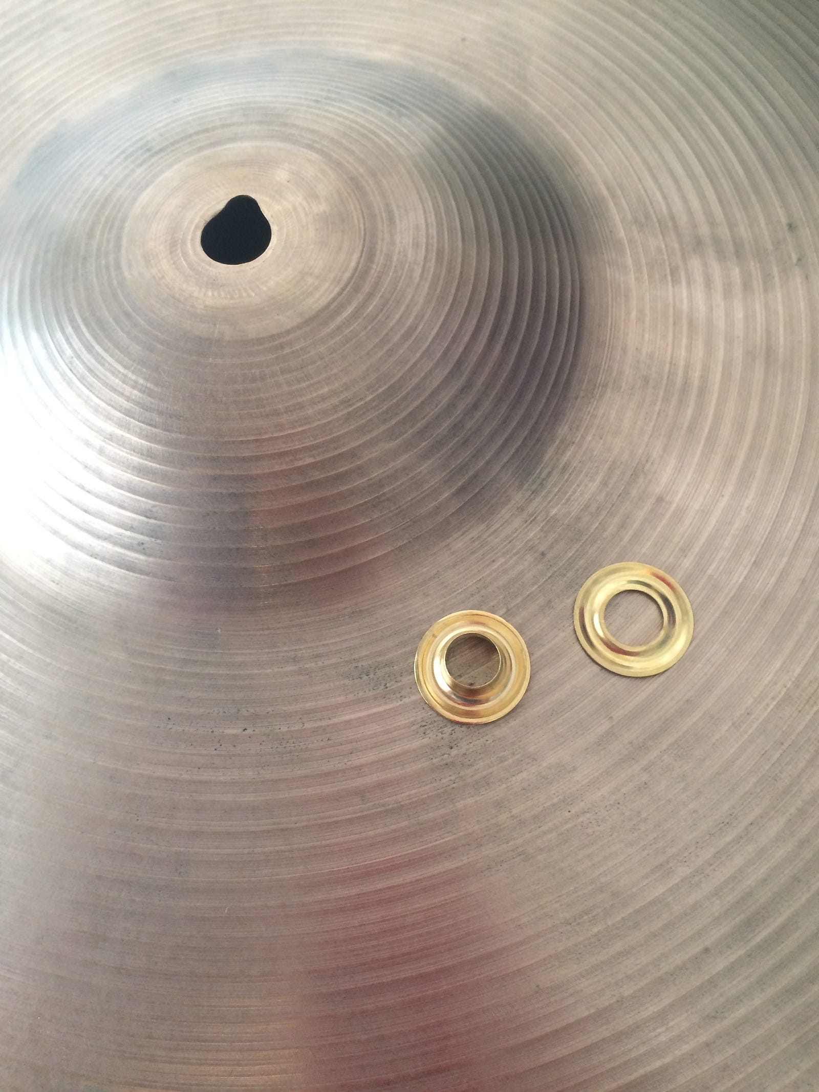 Repairing a Cymbal with a Keyhole Notch – Chris Kania – Medium