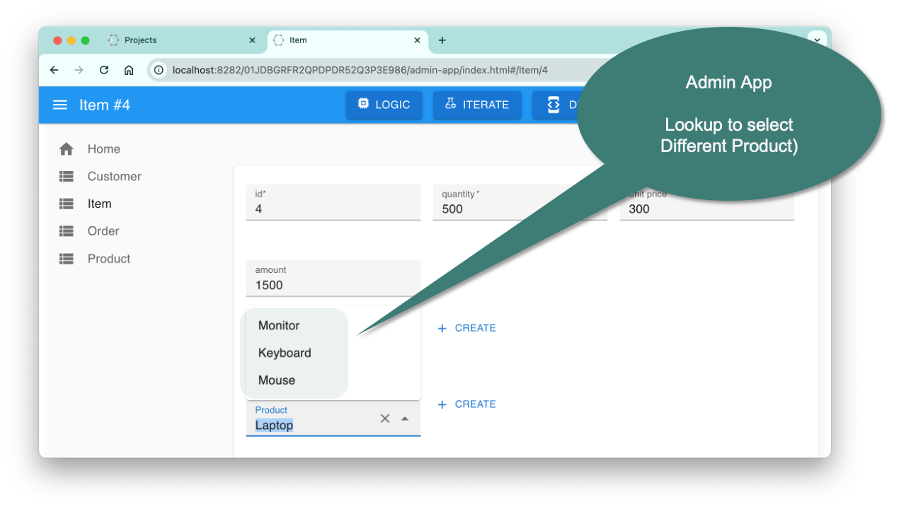 Lookup Different Product - logic fires automatically to Check Credit