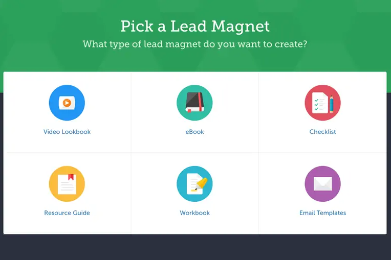 Beacon.by Example “Pick a lead magnet”