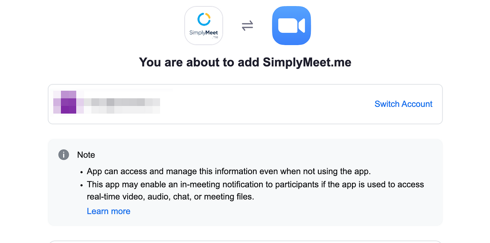 簡單易用好上手 — 透過 SimplyMeet.me 預約排程系統，自動發送 Zoom 會議連結給參加者！