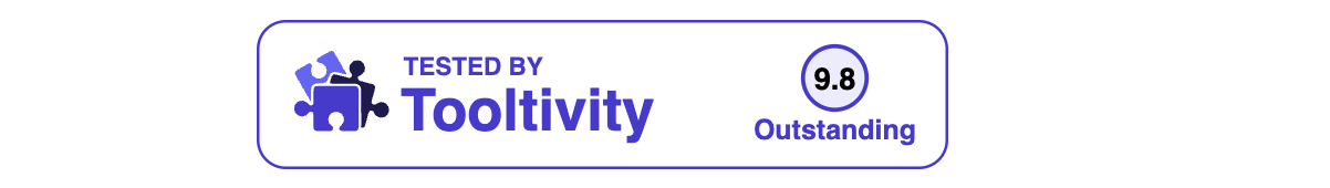 Tested By Tooltivity — 9.8 Outstanding