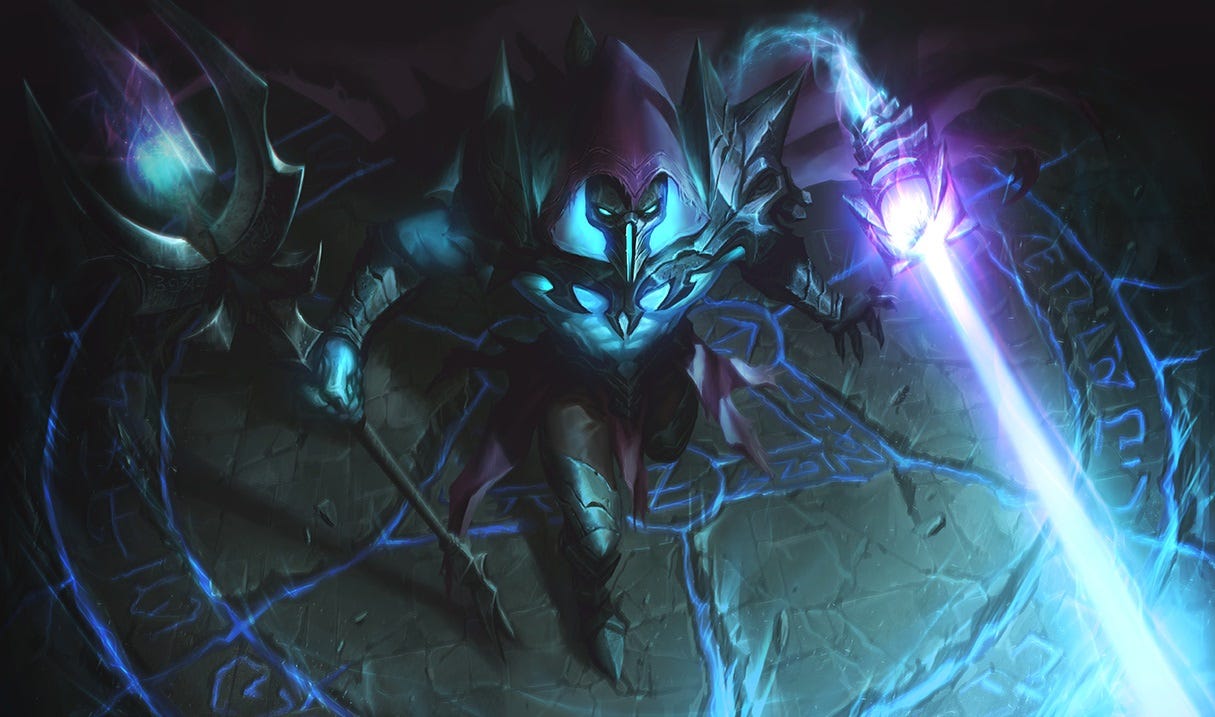 League of Legends Death Sworn Skin Splash Arts