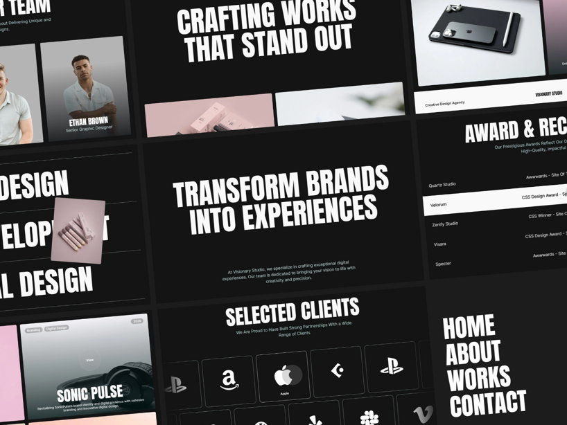 Visionary — Design Agency Template