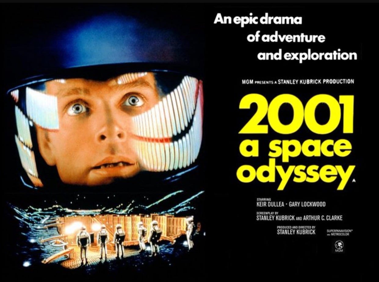 Stanley Kubrick - A Space Odyssey Landscape Poster