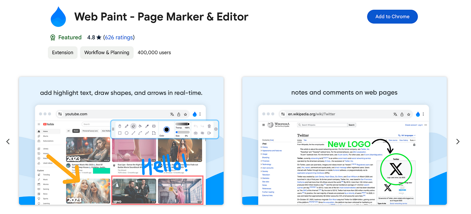 Web Paint — Page Marker & Editor