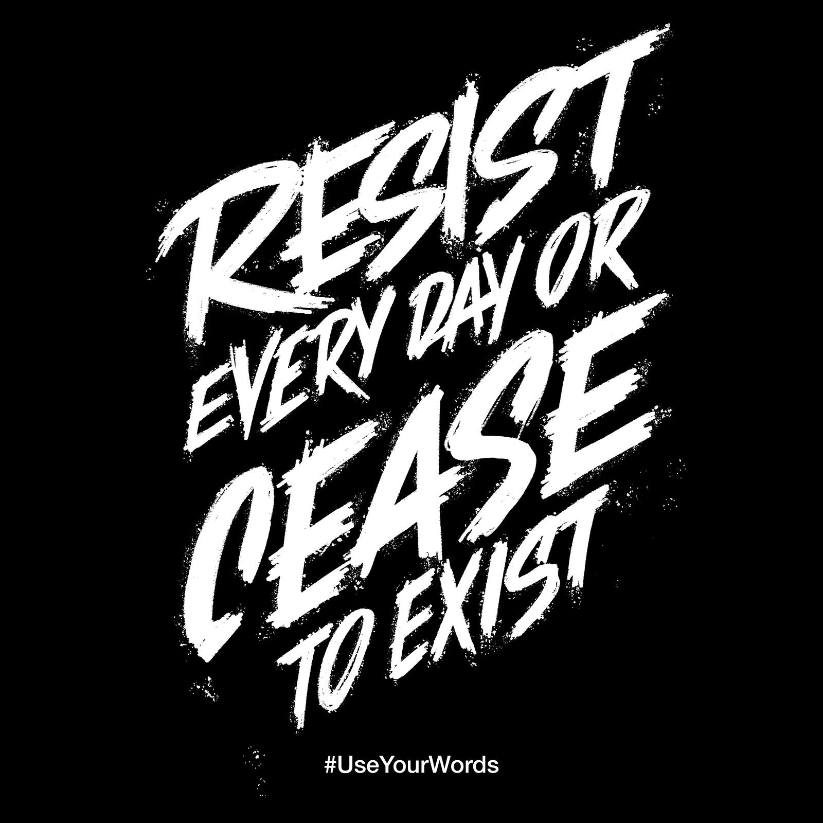 protest poster art round