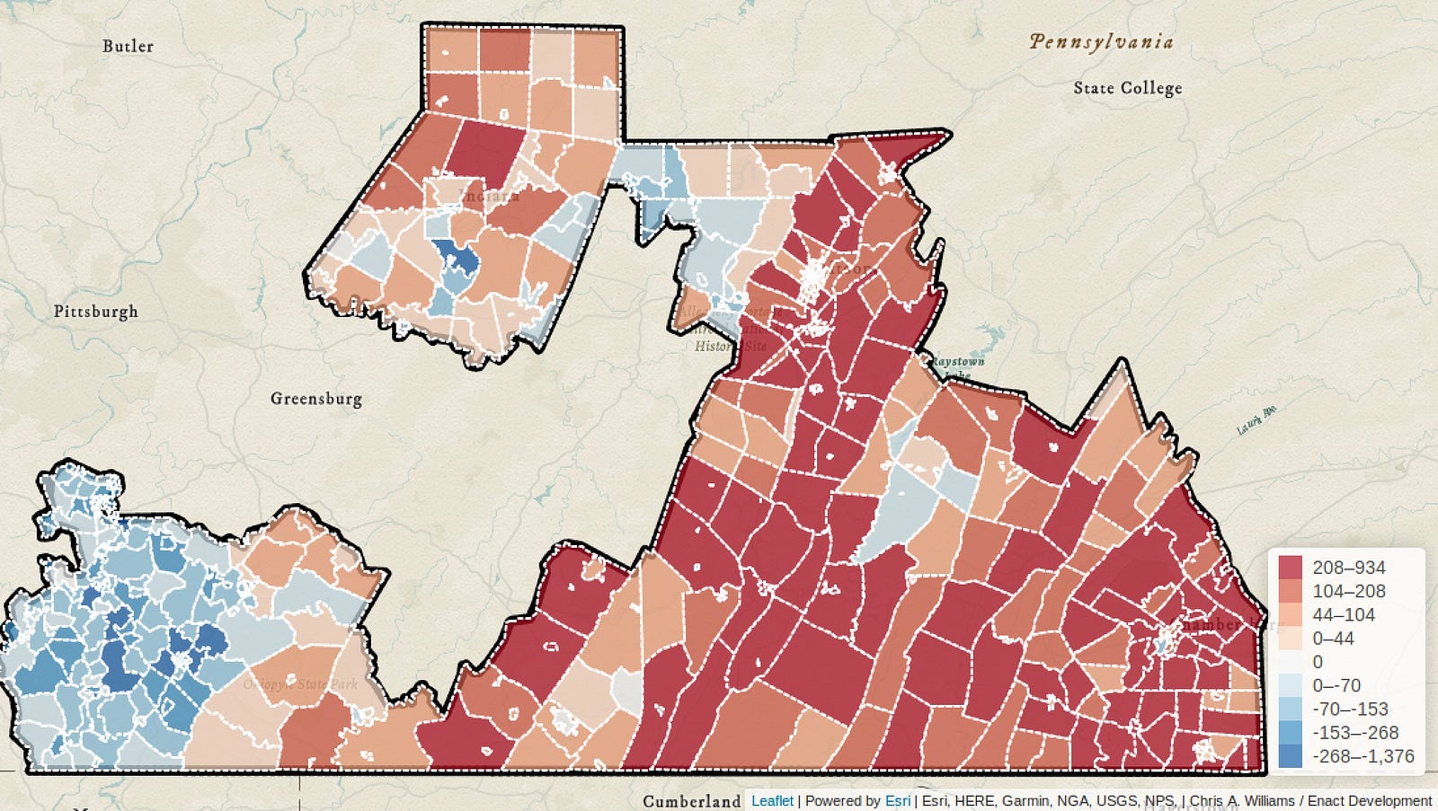 Packing and Cracking A visual tour of Pennsylvania’s Congressional