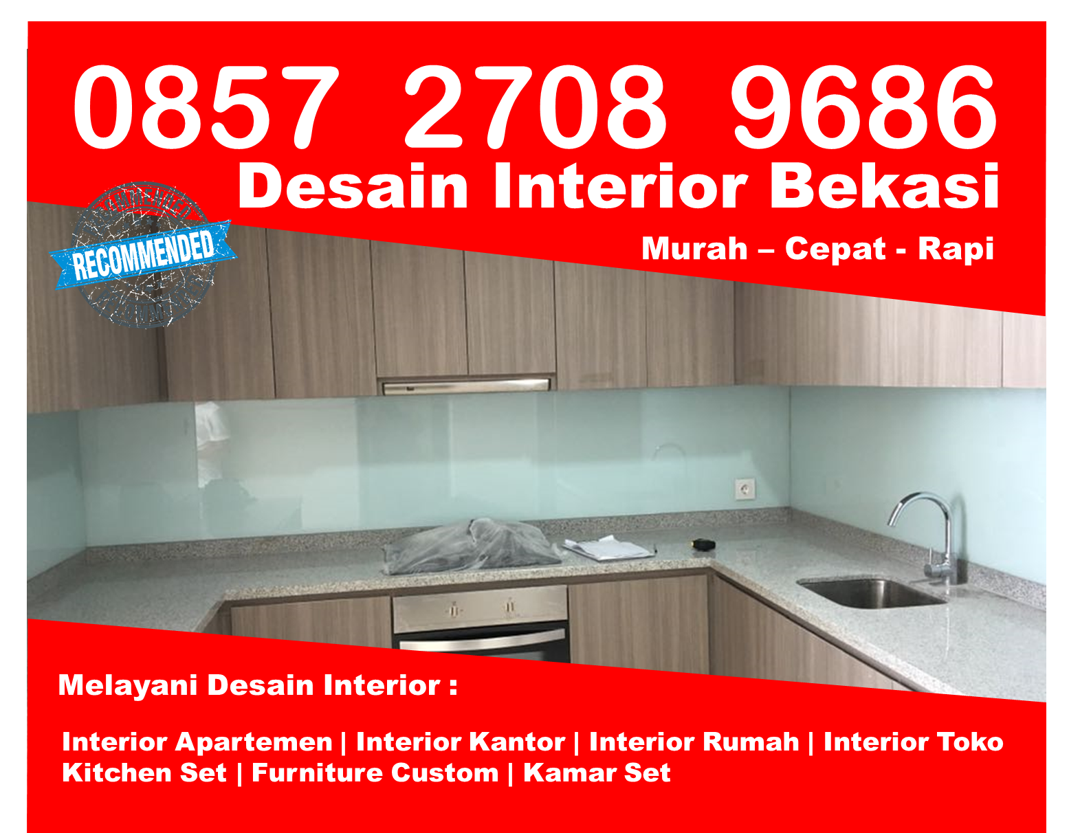 Telp 0857 2708 9686 Indosat Design Interior Apartment 2 Kamar