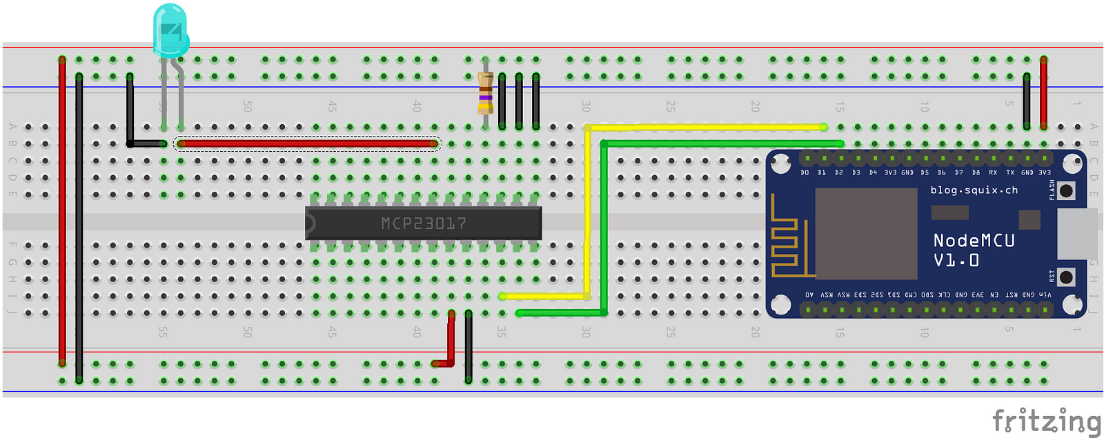 More GPIOs for the ESP8266 with the MCP23017 – Wilko Vehreke – Medium