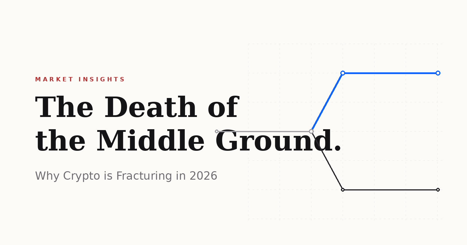 The Death of the Middle Ground: Why Crypto is Fracturing in 2026