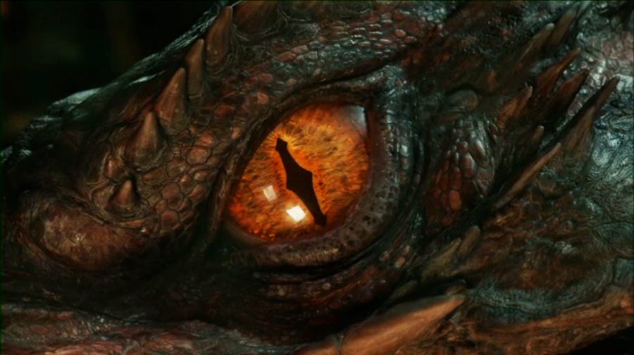 Hobbit Dragon Smaug Eye