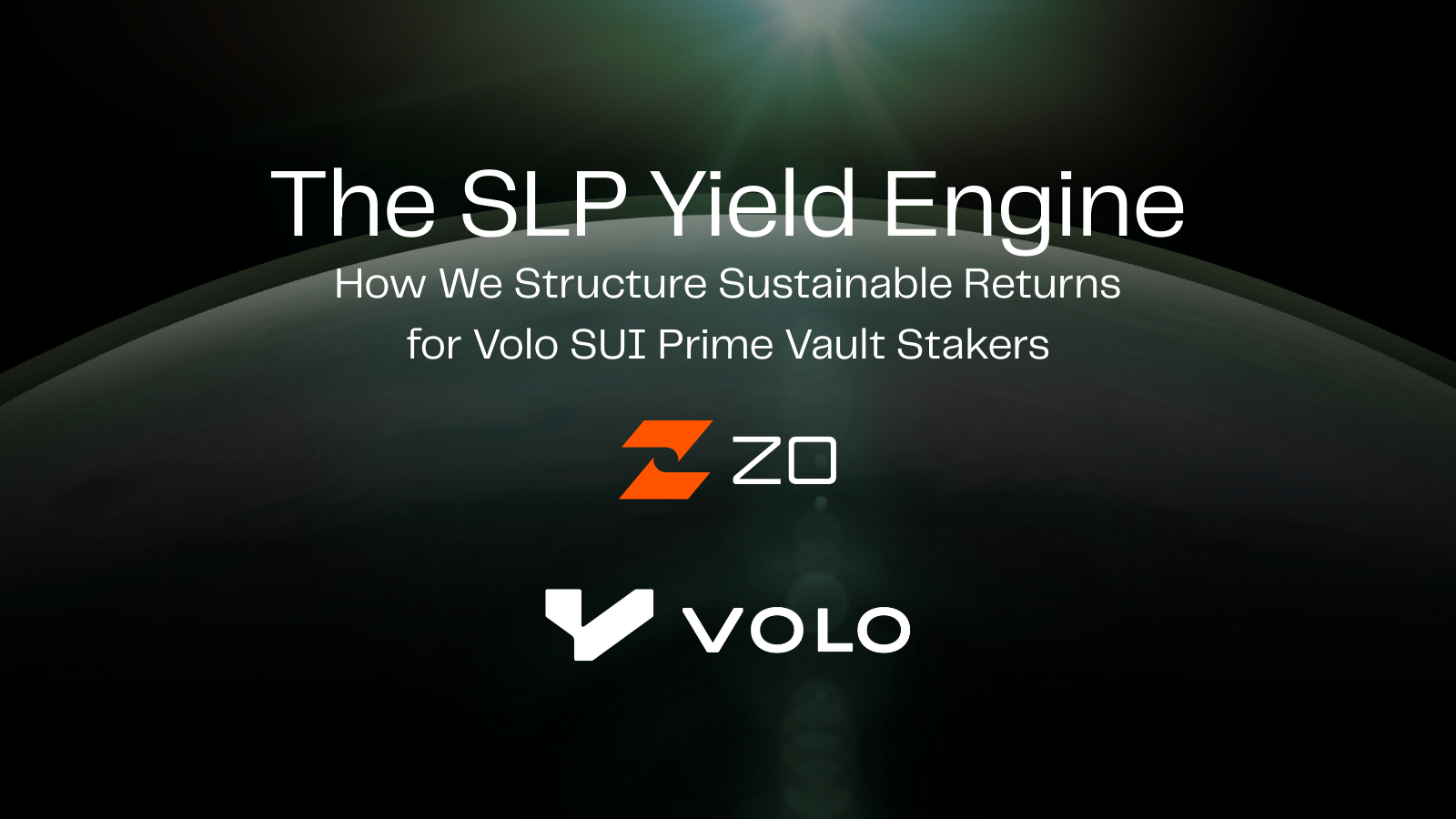 The SLP Yield Engine — How We Structure Sustainable Returns for Volo SUI Prime Vault Stakers