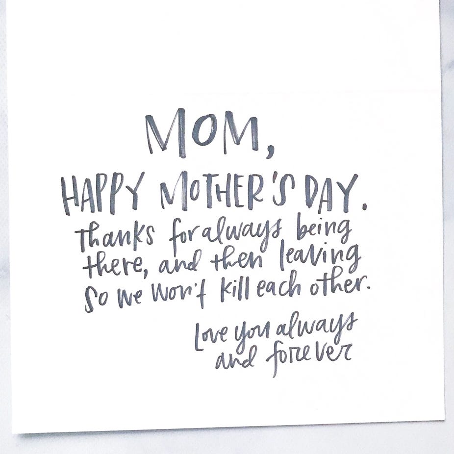 What to Write in Your Mother’s Day Card – Punkpost – Medium