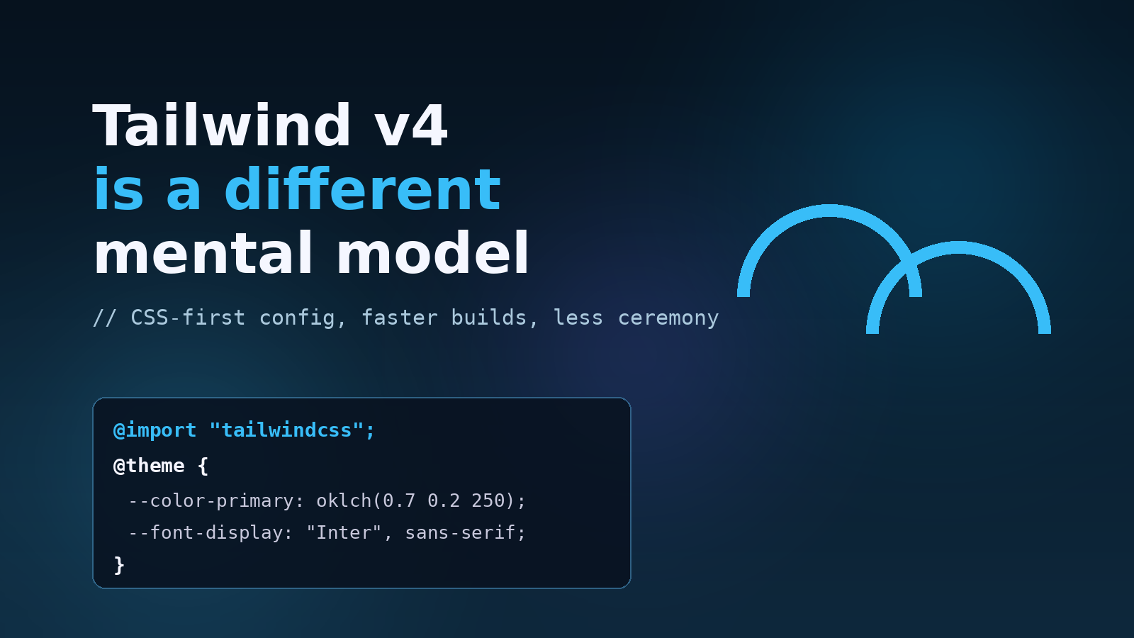 Tailwind v4 is a different mental model and most posts miss it