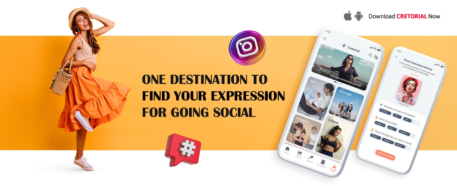 Best Caption app for Instagram , Facebook and other Social Media Platforms