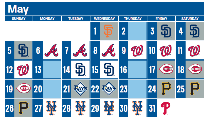 2019 preliminary regular season schedules released by Major League Baseball
