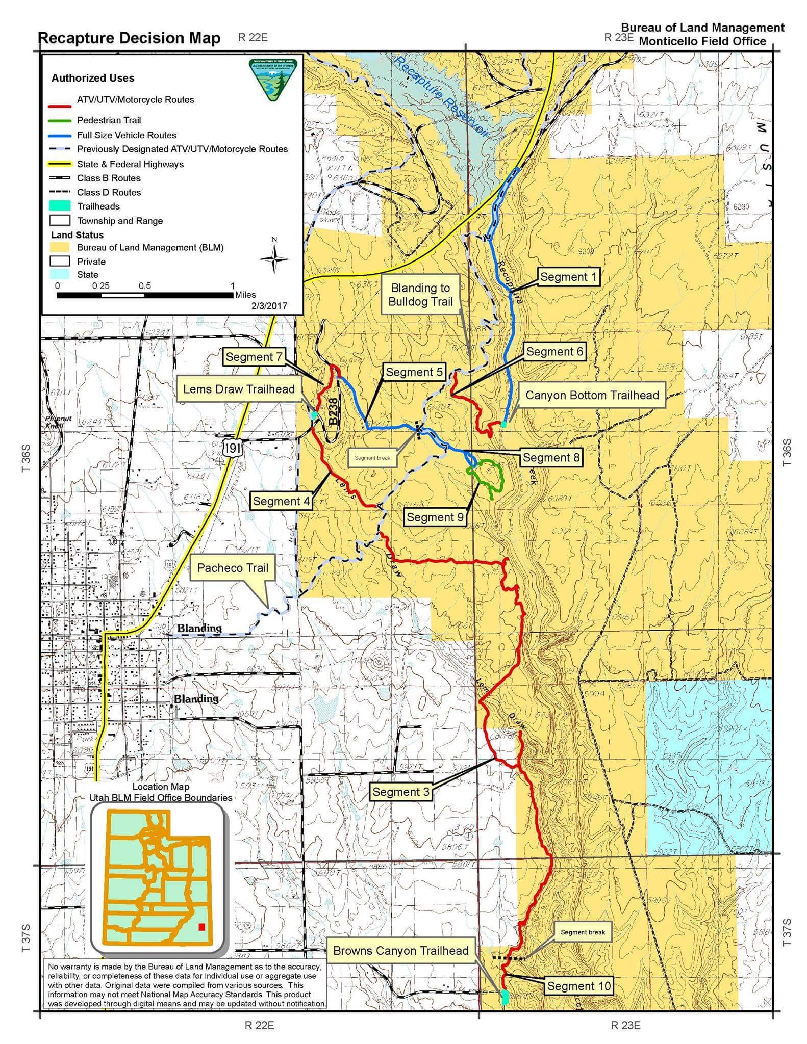 Recapture Canyon ban on ATV Trails lifted…Total Bull S%*#!