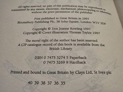 Identifying First Edition First Printing Books