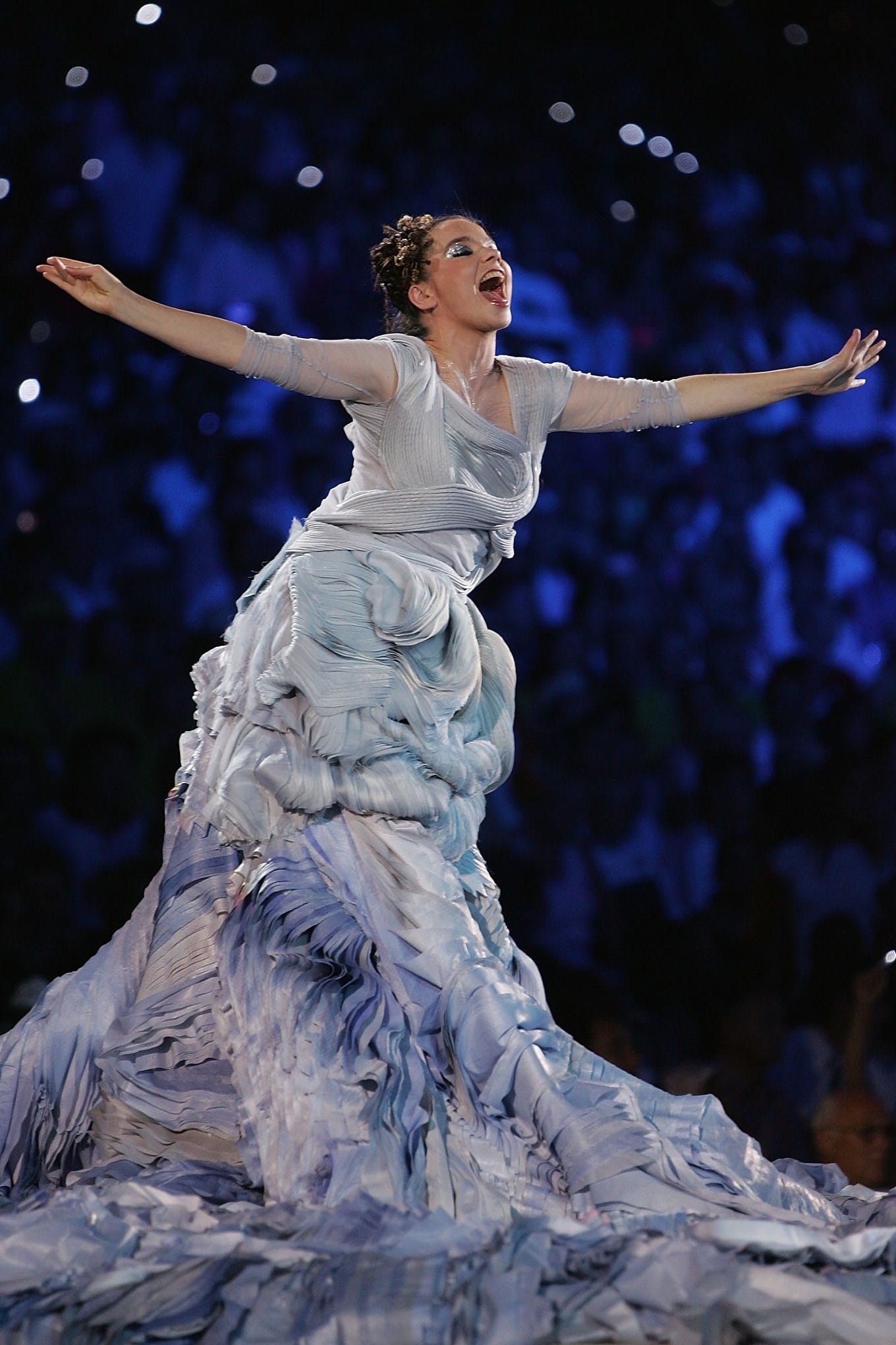 Bjork in Sophia Kokosalaki